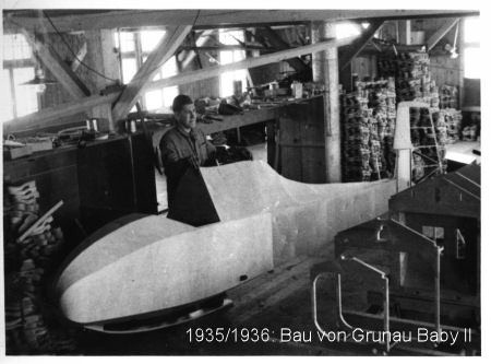 1935/36: Bau von Grunau Baby II