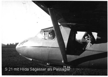 S 21 mit Hilda Sägesser als Passagier